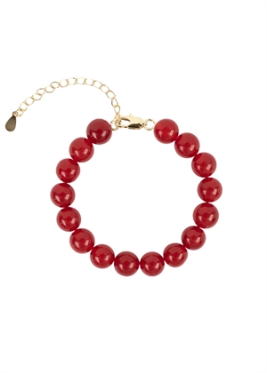 Candy Coral Berry M bracelet Red Gilded House Of Vincent 